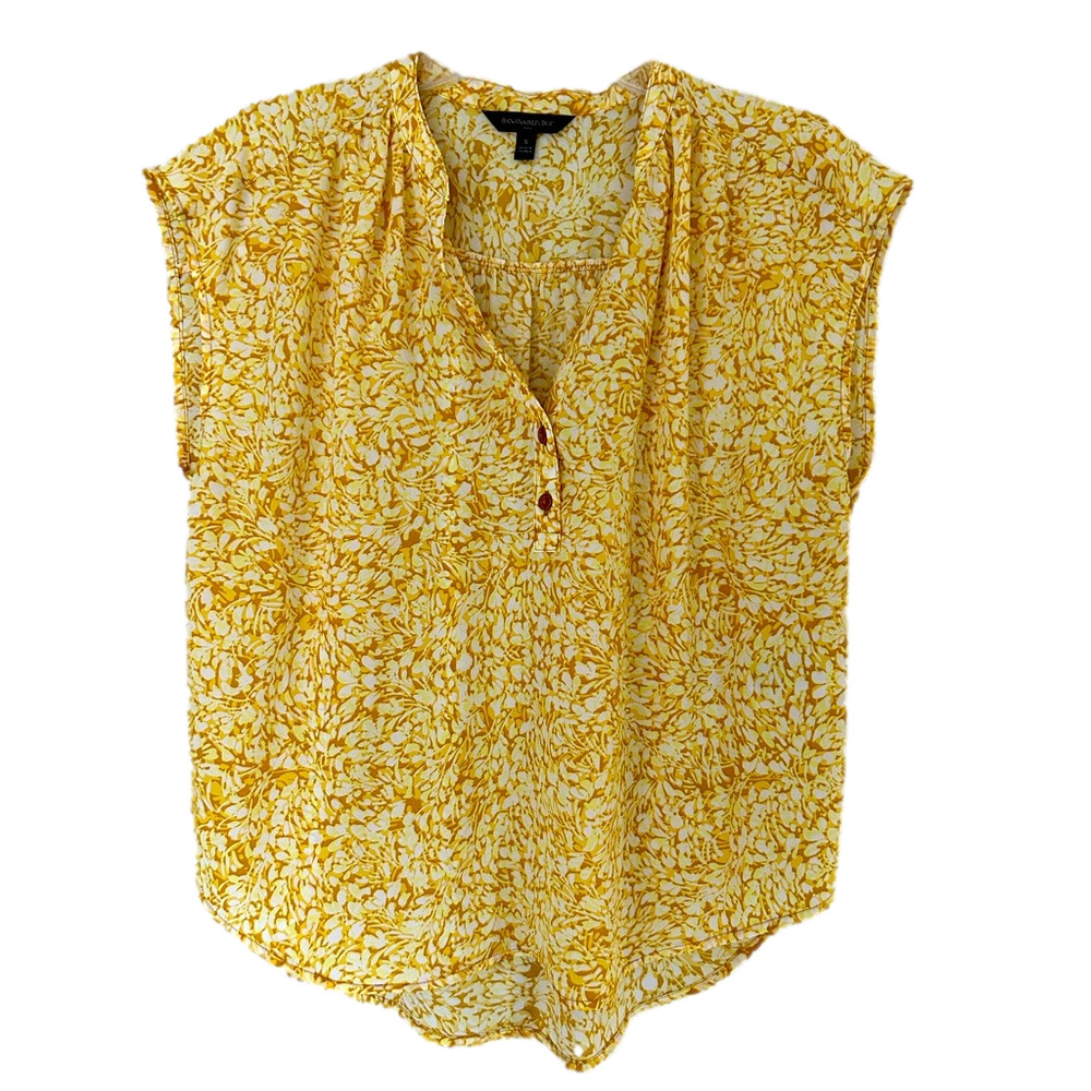 Banana Republic Button Dolman-Sleeve Top Size S